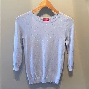 Elle Light Blue 3/4 Sleeve sweater size XS